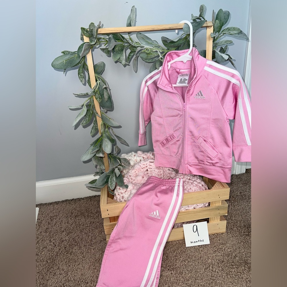 9 months Adidas track suit